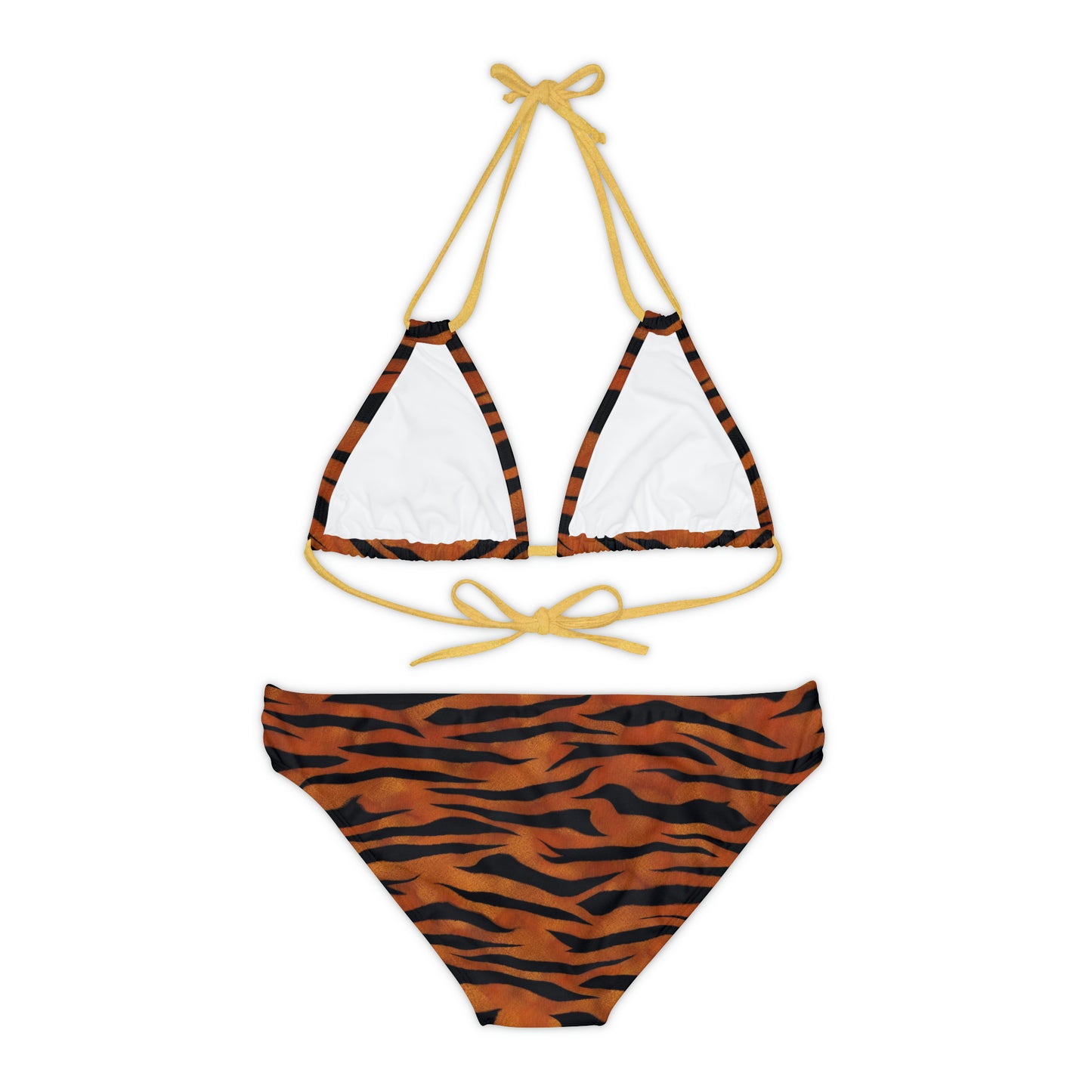 Strappy Bikini Set Animal Print