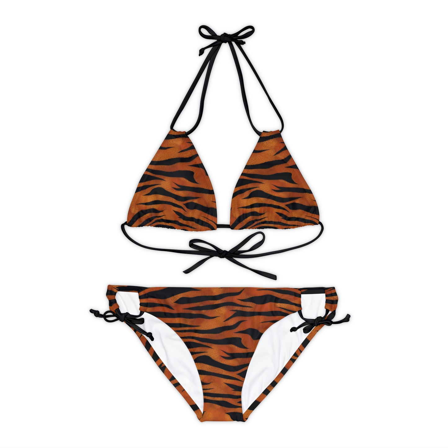 Strappy Bikini Set Animal Print