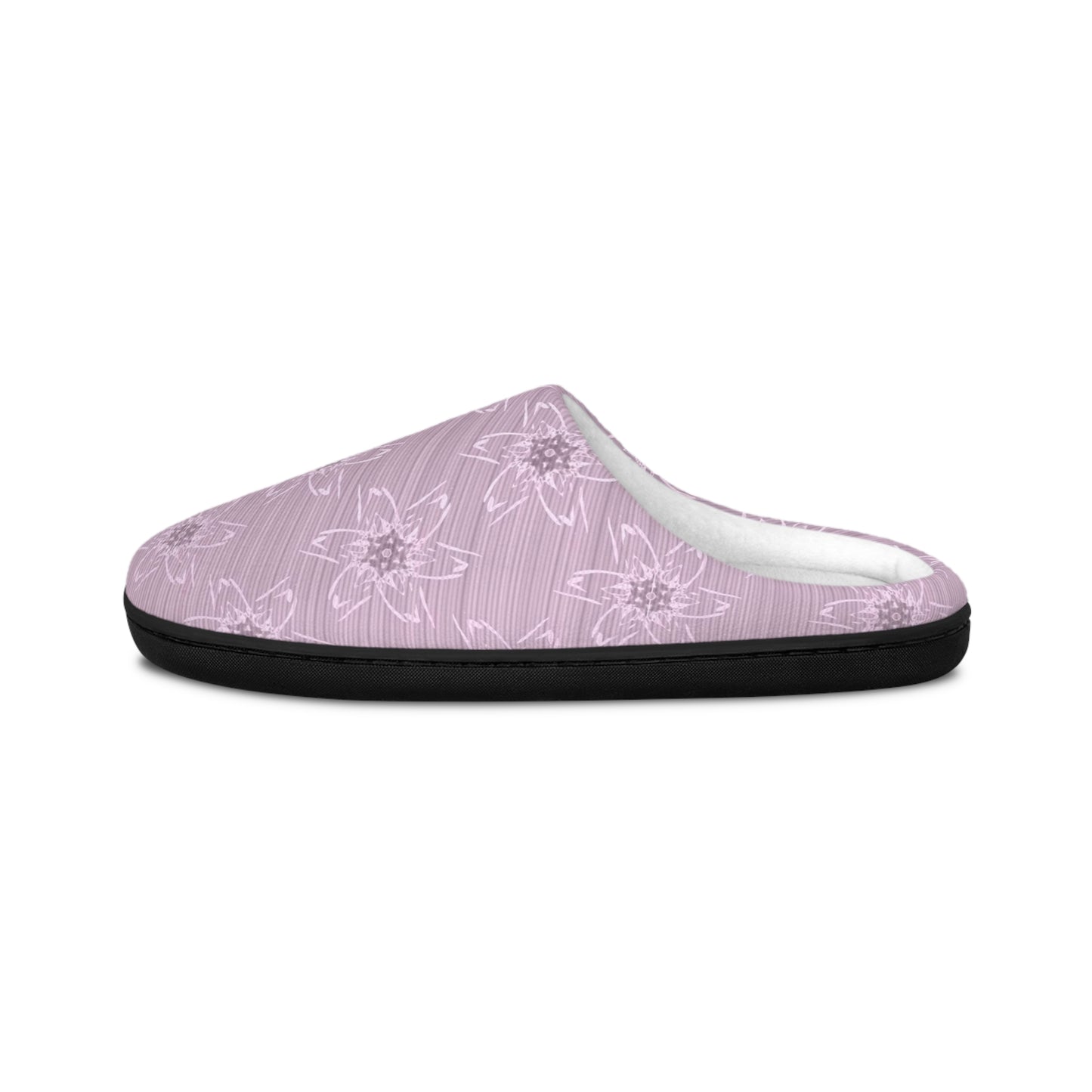 Women's Indoor Slippers Light Pink Floral