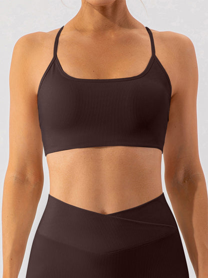 Spaghetti Strap Active Bra