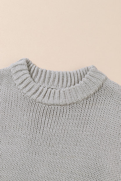 Round Neck Long Sleeve Sweater