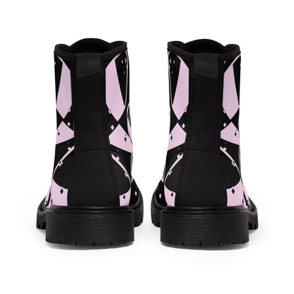 Women's Retro Blossom Canvas Boots