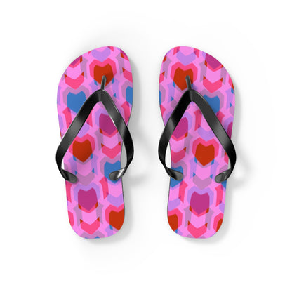 Flip Flops Heart Print