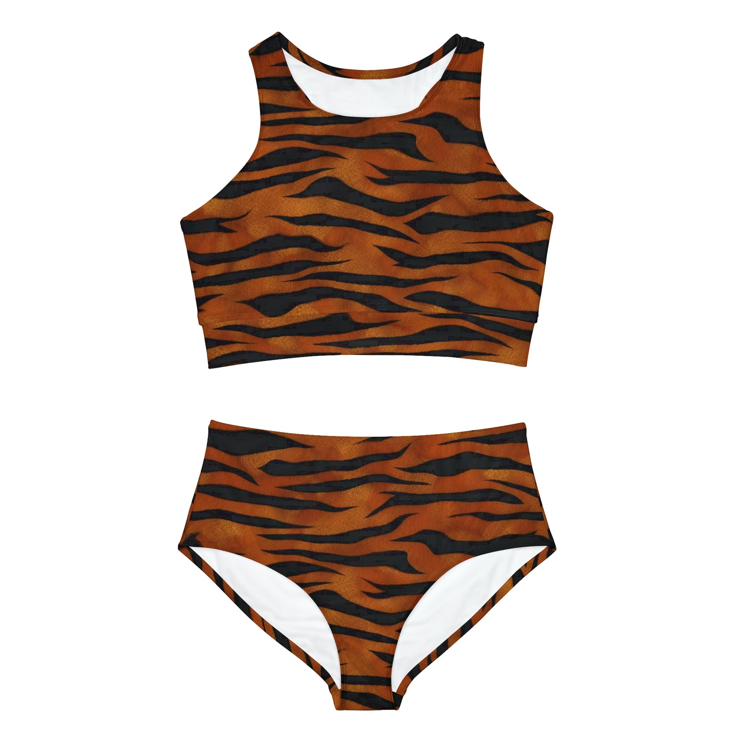 Sporty Bikini Set (AOP) Animal Print