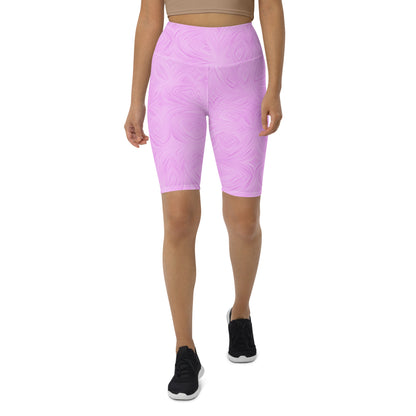 Biker Shorts Pink Tie-Dye