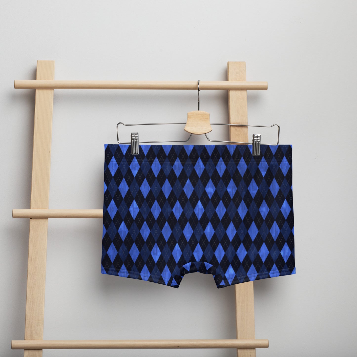 Boxer Briefs Blue Argyle