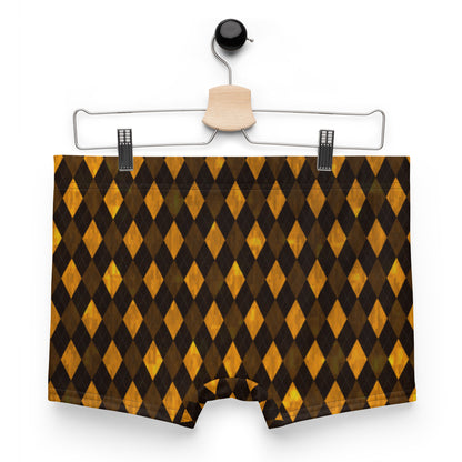 Boxer Briefs Orange Argyle