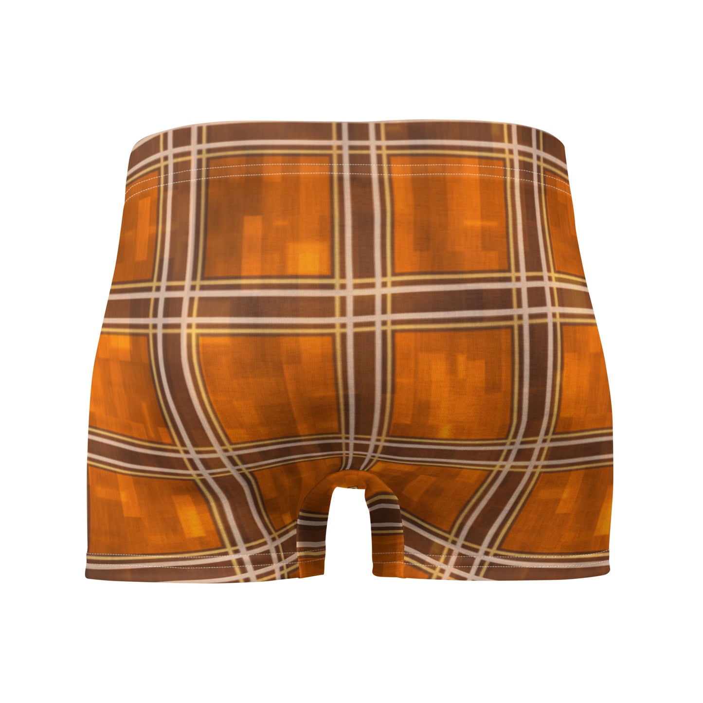 Boxer Briefs Orange Plaid