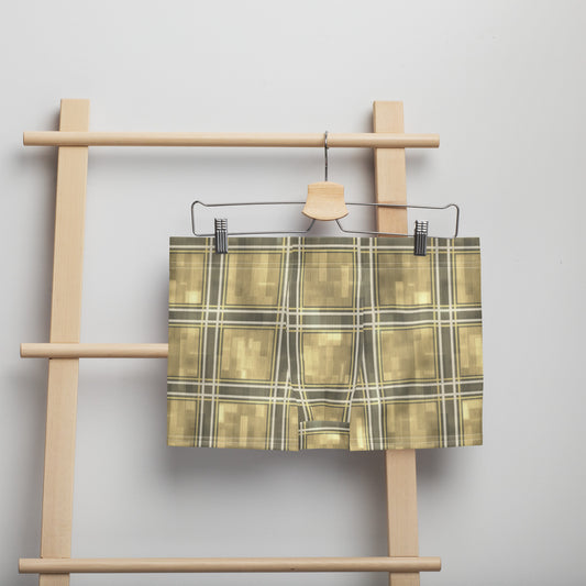 Boxer Briefs Moonlit Yellow Plaid