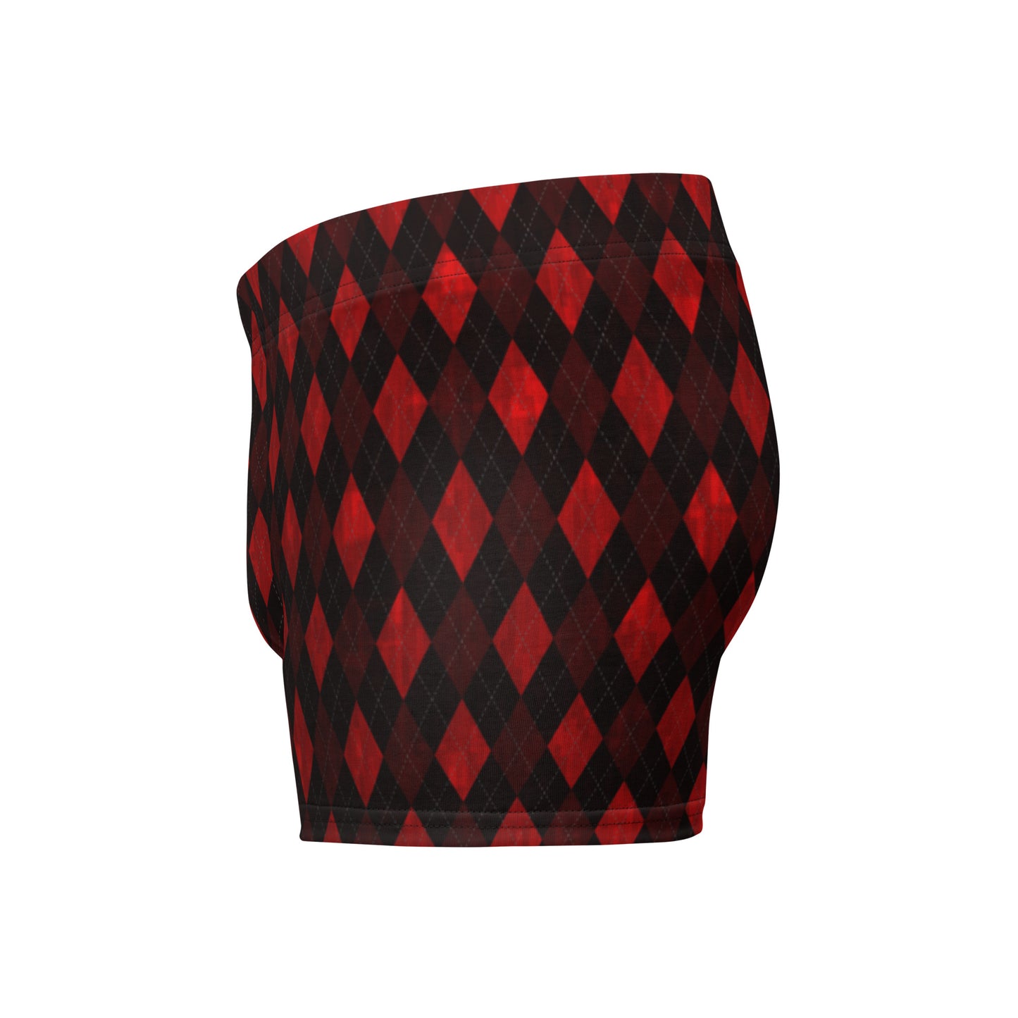 Boxer Briefs Red Argyle