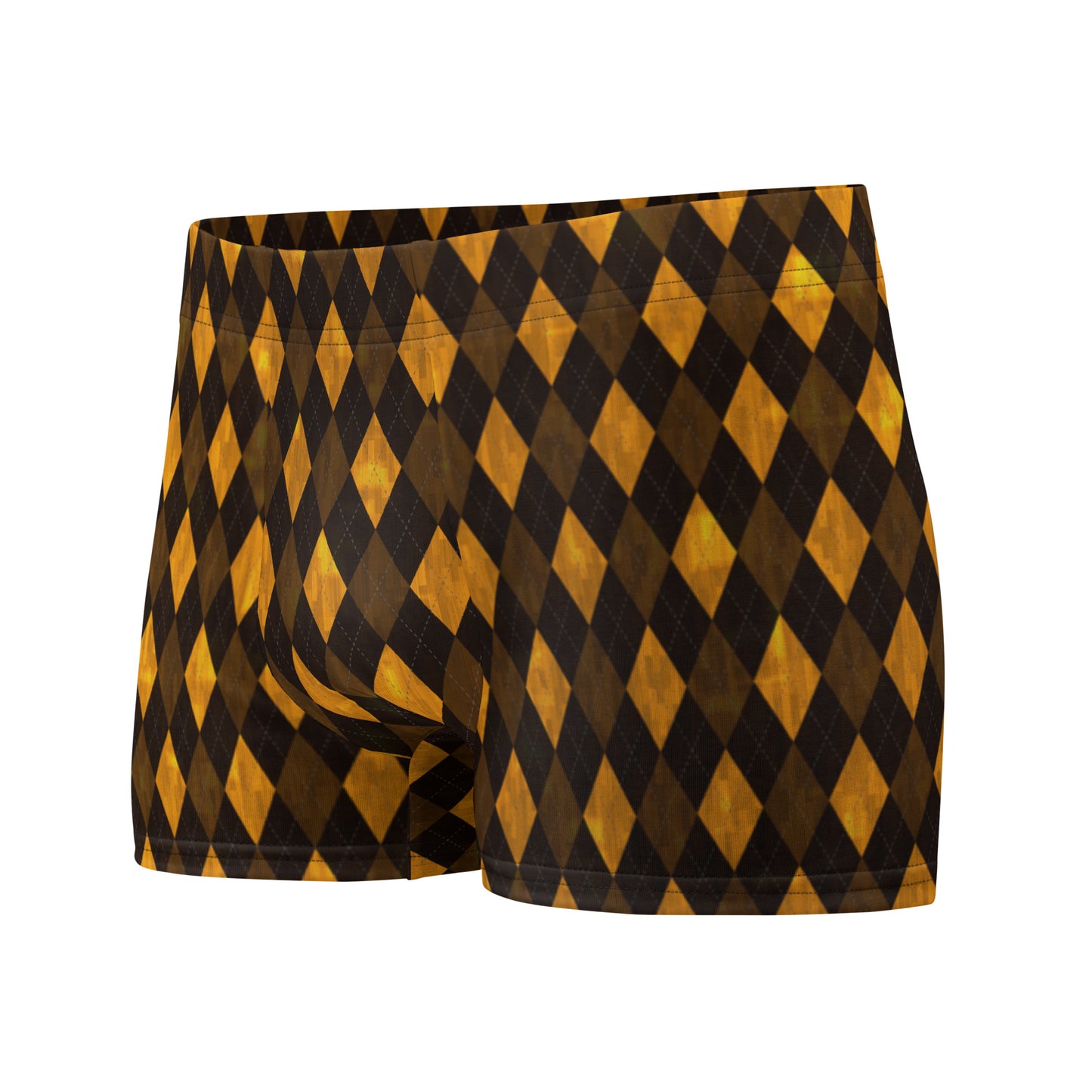 Boxer Briefs Orange Argyle