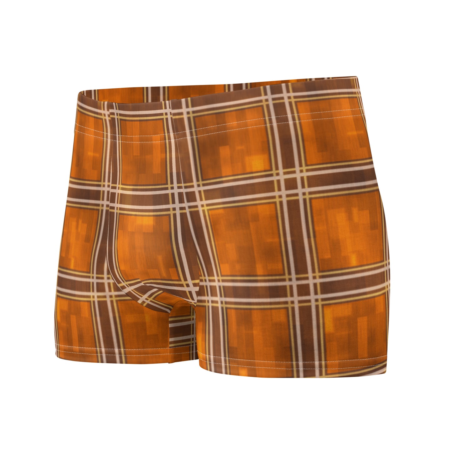 Boxer Briefs Orange Plaid