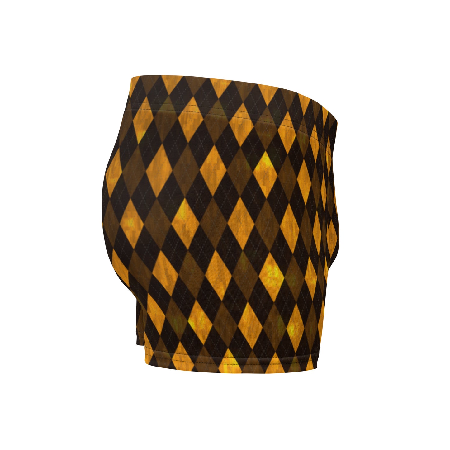 Boxer Briefs Orange Argyle