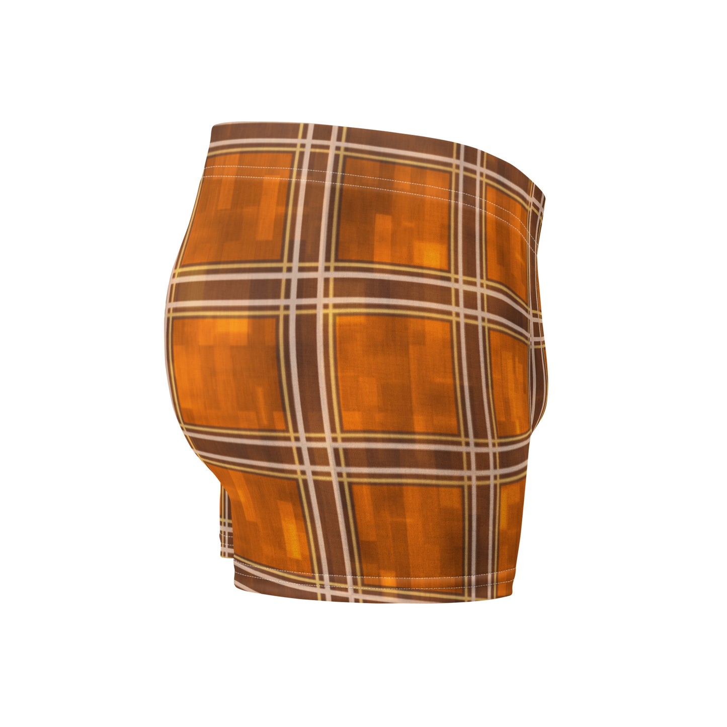 Boxer Briefs Orange Plaid