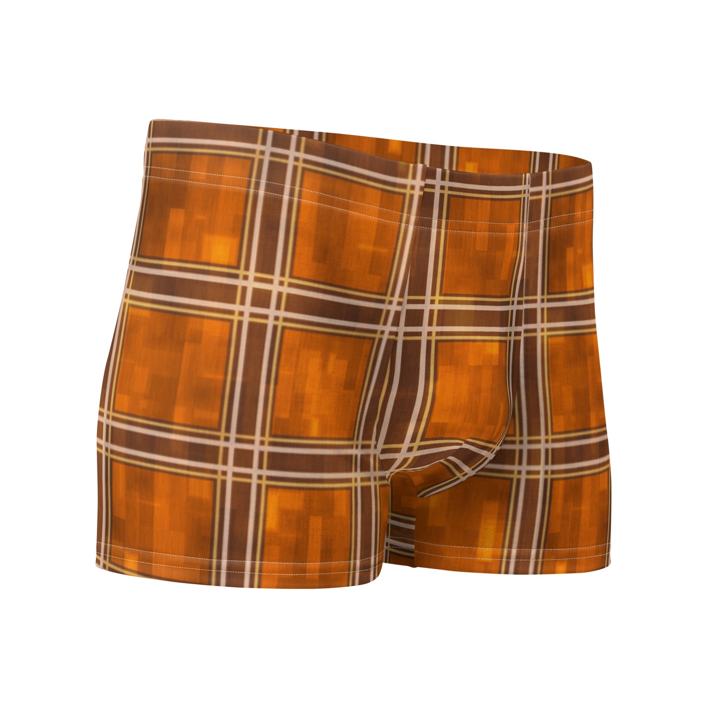 Boxer Briefs Orange Plaid