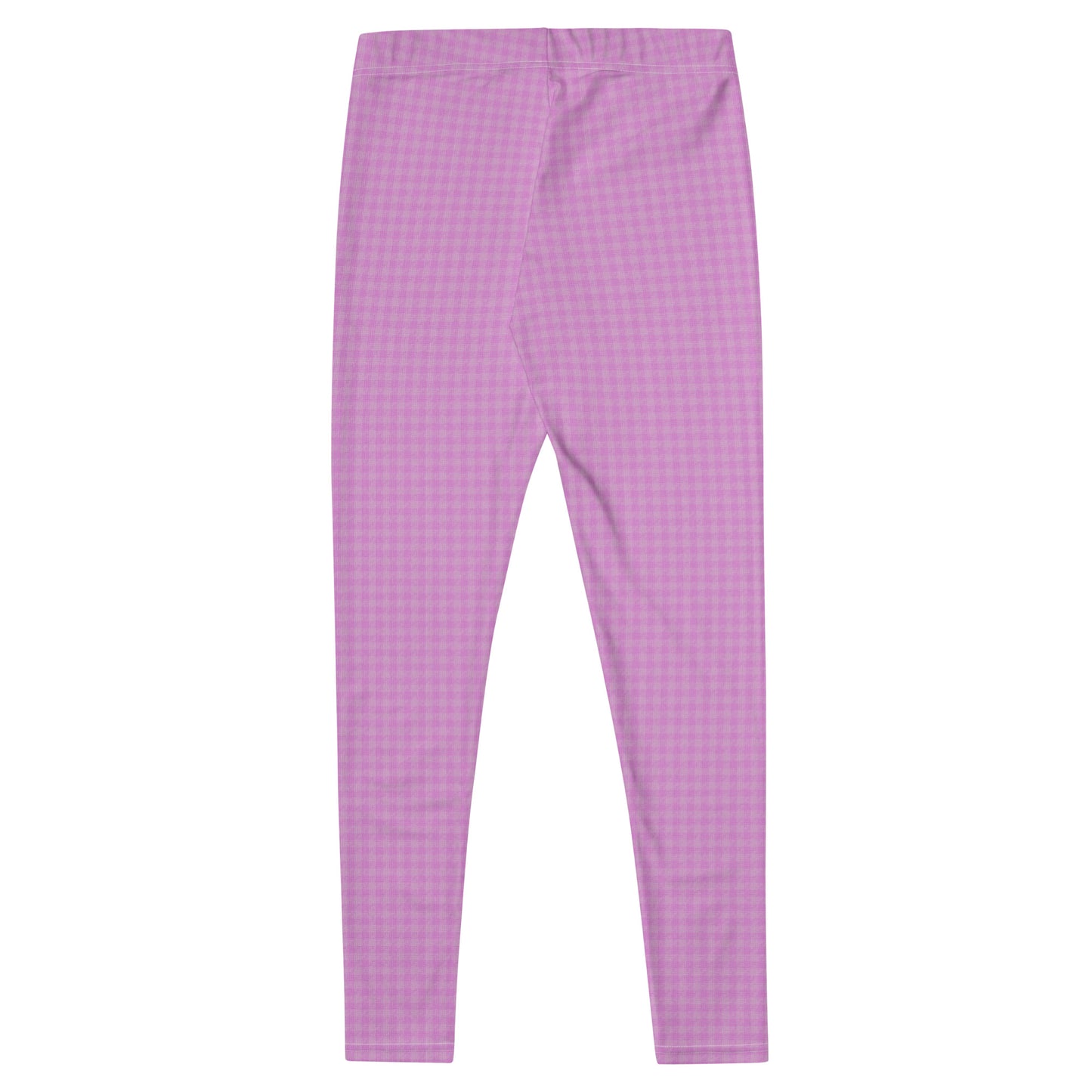 Women's Leggings Pink Houndstooth-Gingham Mix