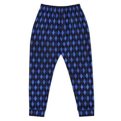 Men's Joggers Blue Argyle