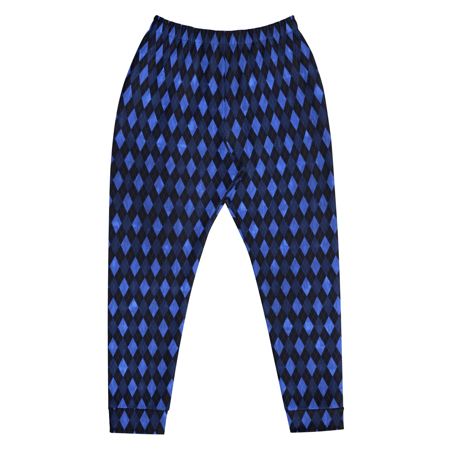 Men's Joggers Blue Argyle