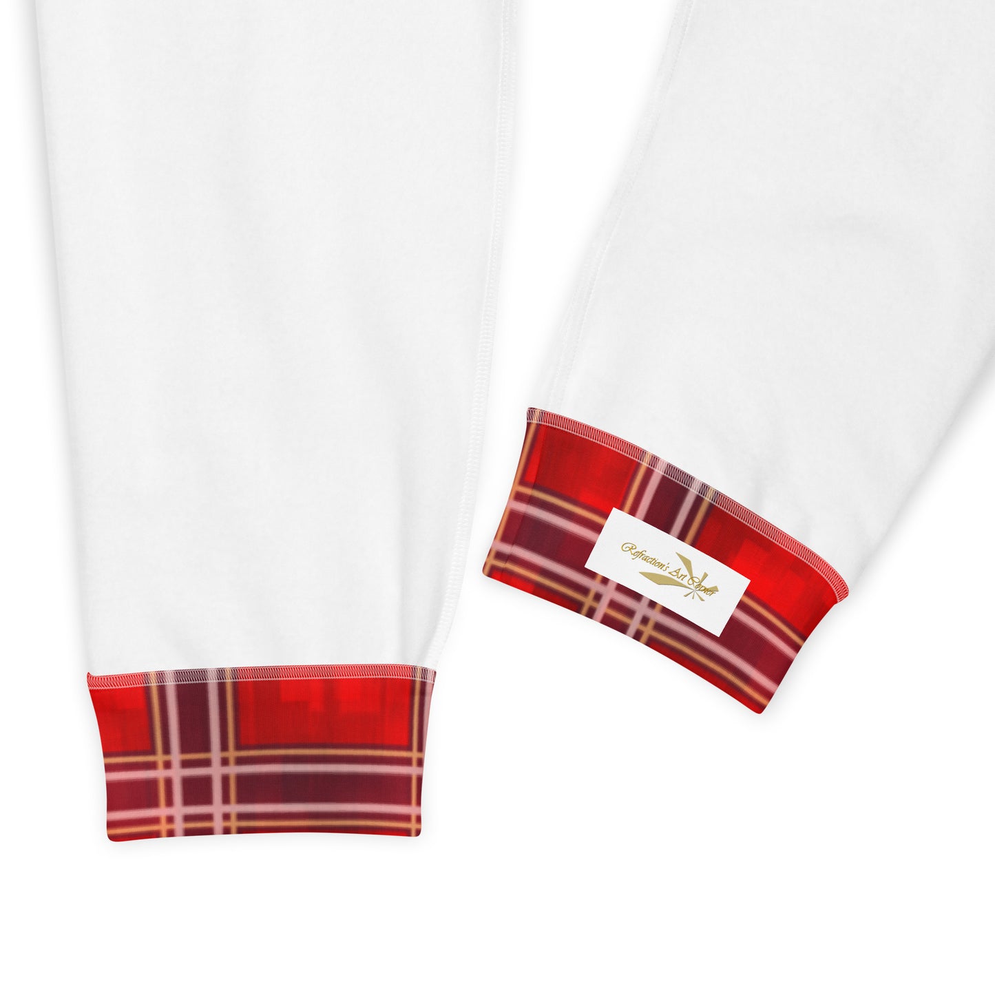 Men's Joggers Red Plaid