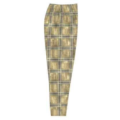 Men's Joggers Moonlit Yellow Plaid