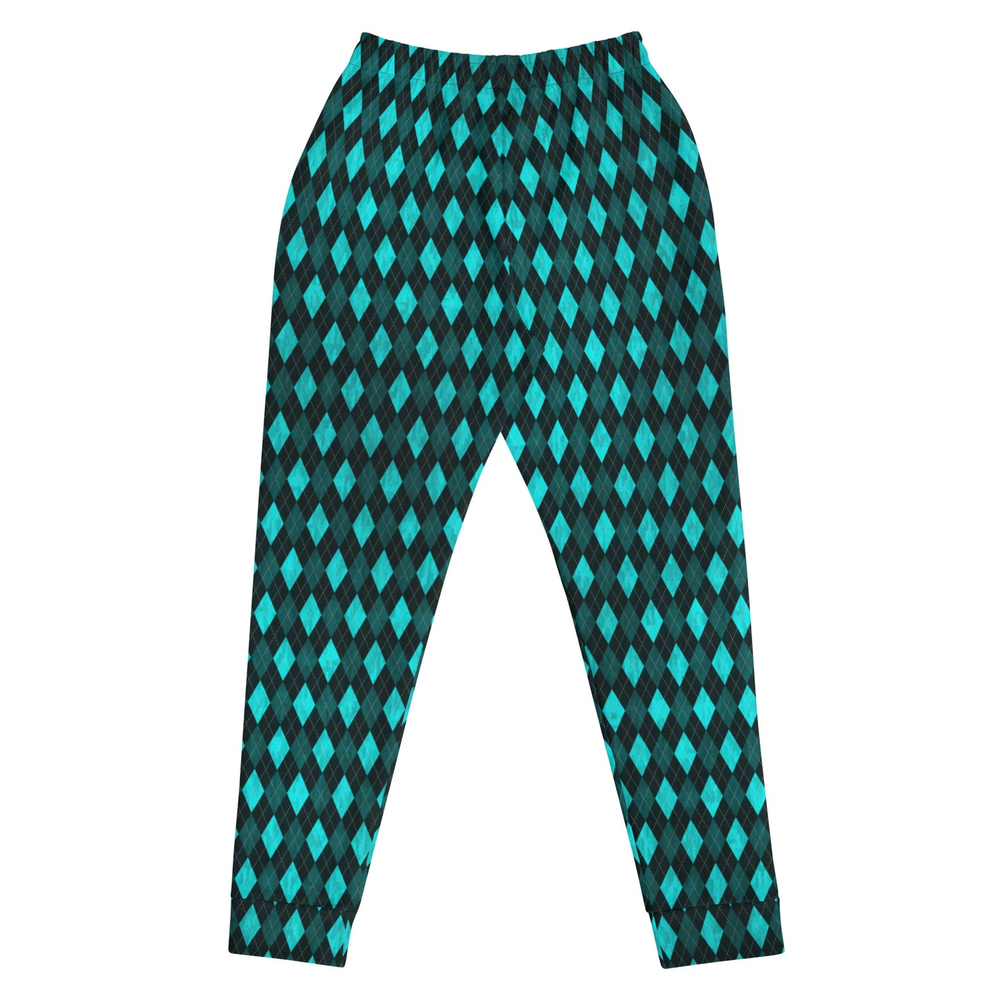 Women's Joggers Teal Argyle