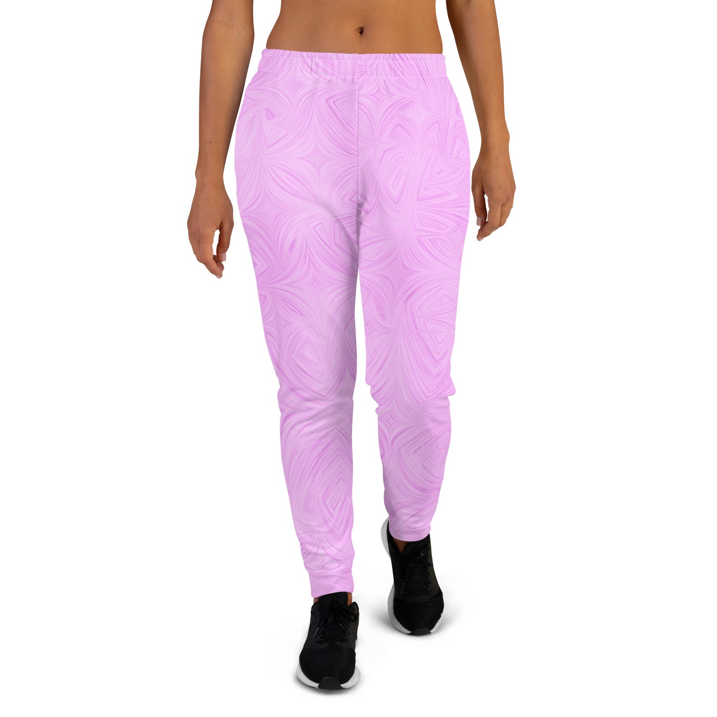 Women's Joggers Pink Tie-Dye