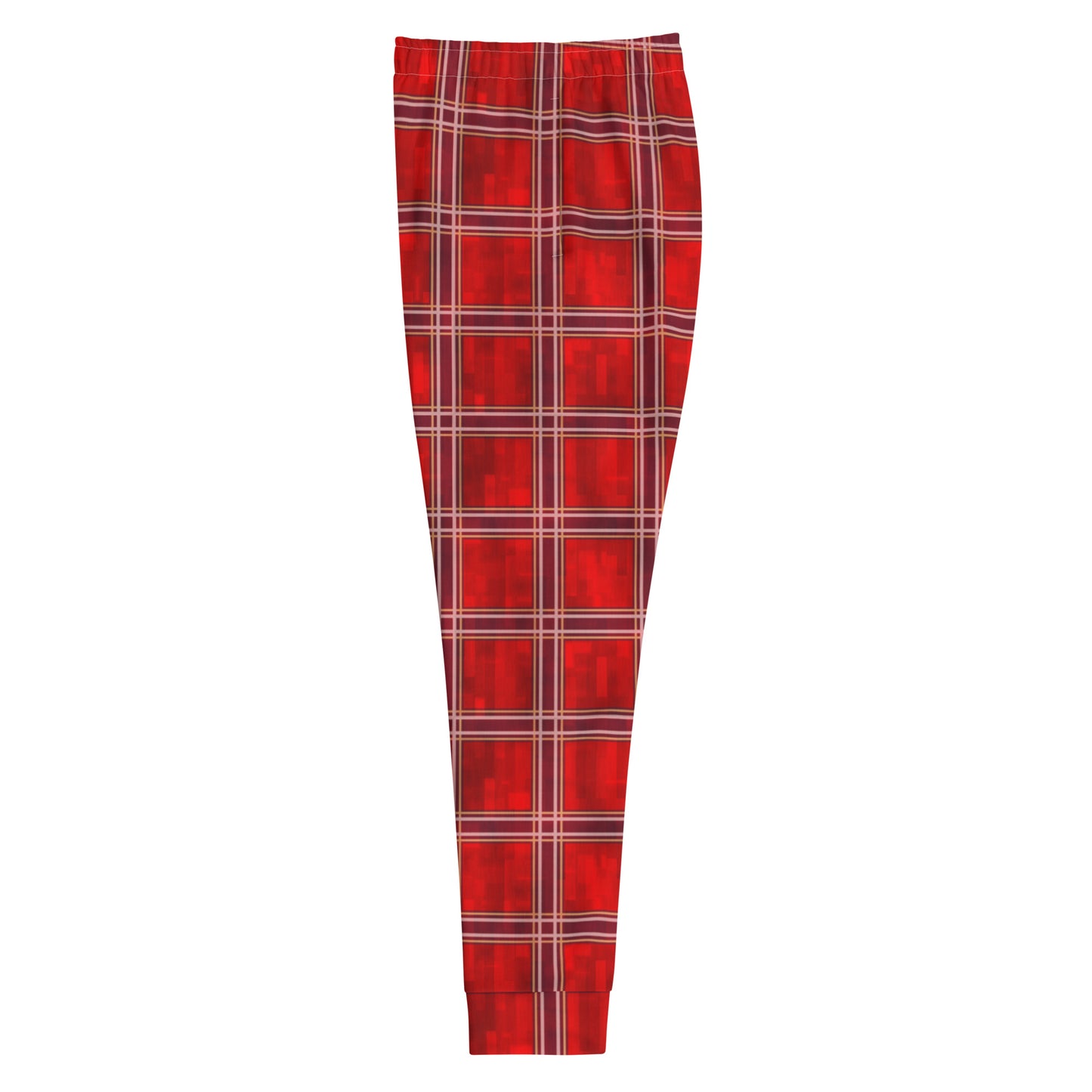 Women's Joggers Red Plaid