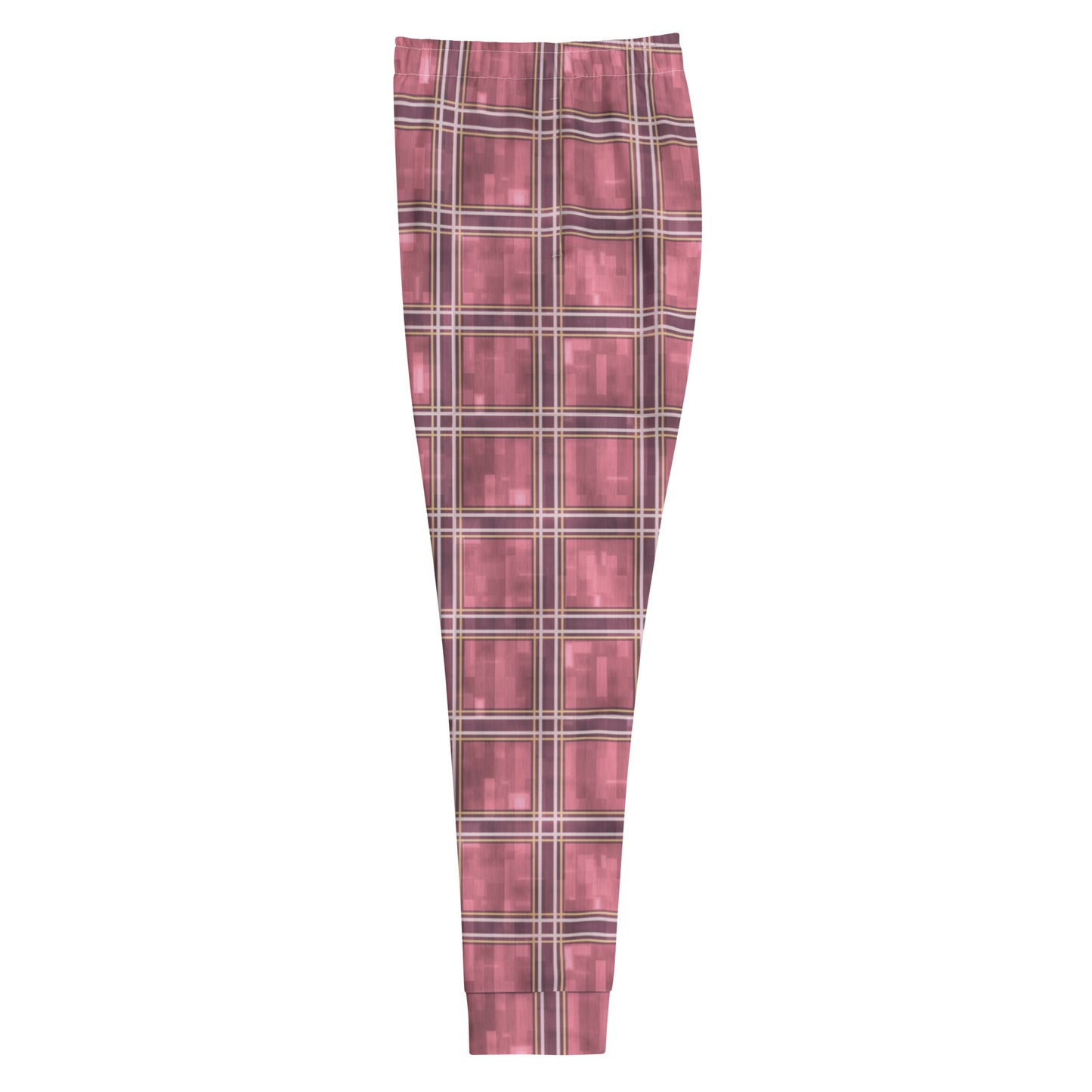 Women's Joggers Pink Sakura Plaid