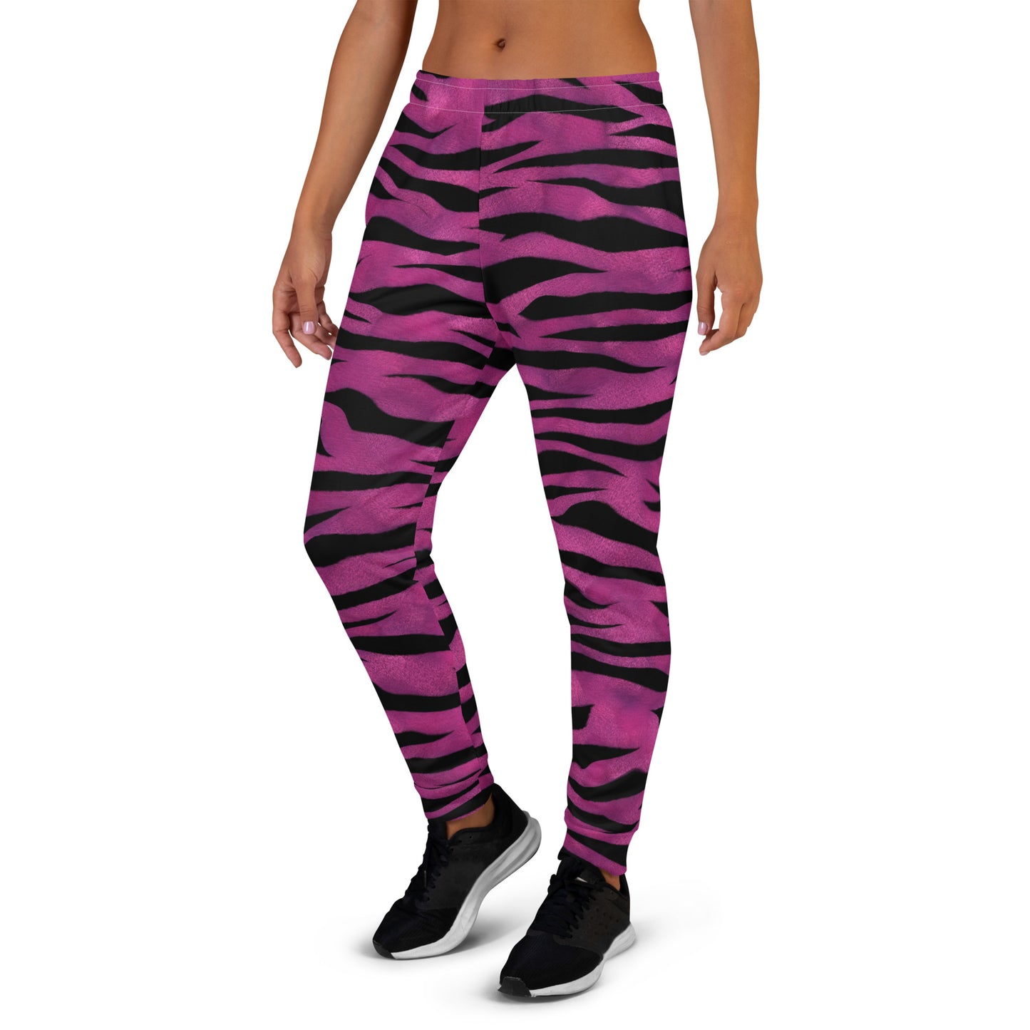 Women's Joggers Purple Animal Print