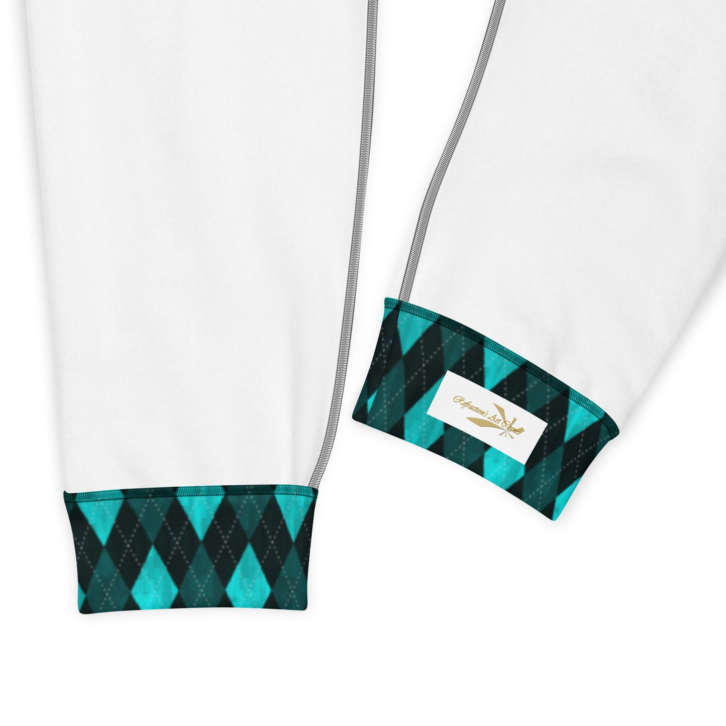 Women's Joggers Teal Argyle