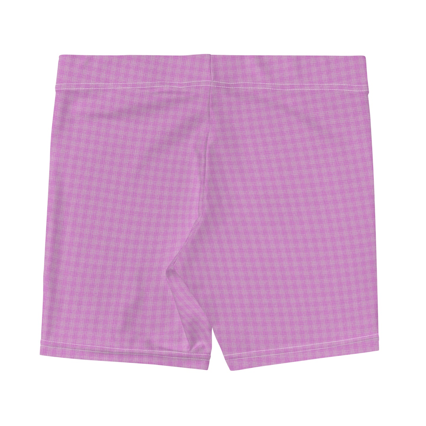 Women's Shorts Pink Houndstooth-Gingham Mix