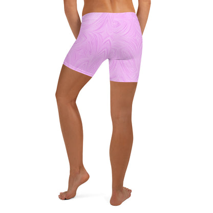 Women's Shorts Pink Tie-Dye