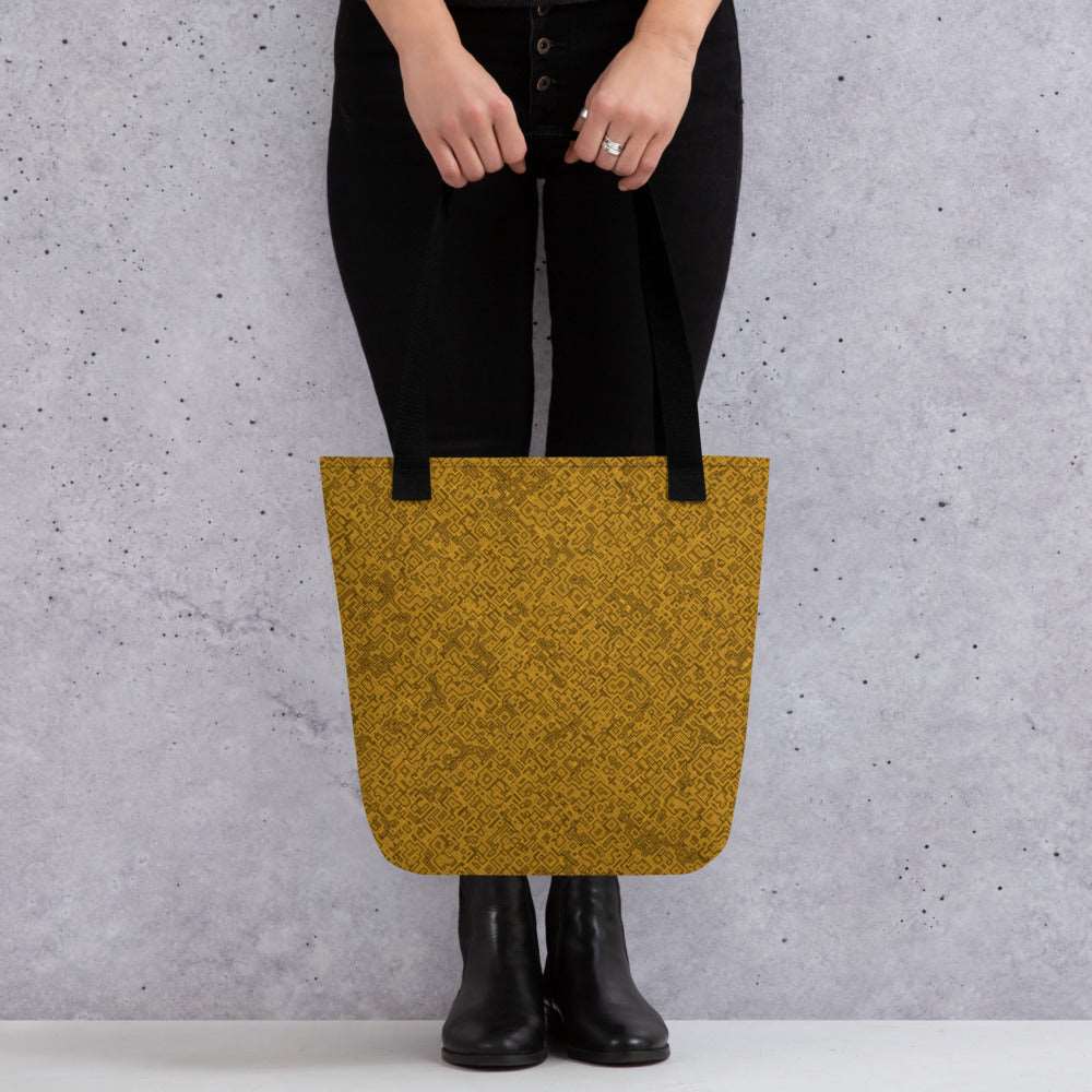 Gold Trace Tote Bag