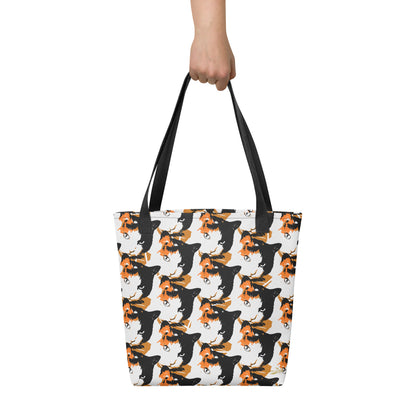 Tote Bag Cat Print