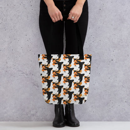 Tote Bag Cat Print