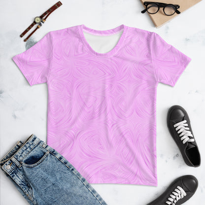 Women's T-Shirt Pink Tie-Dye