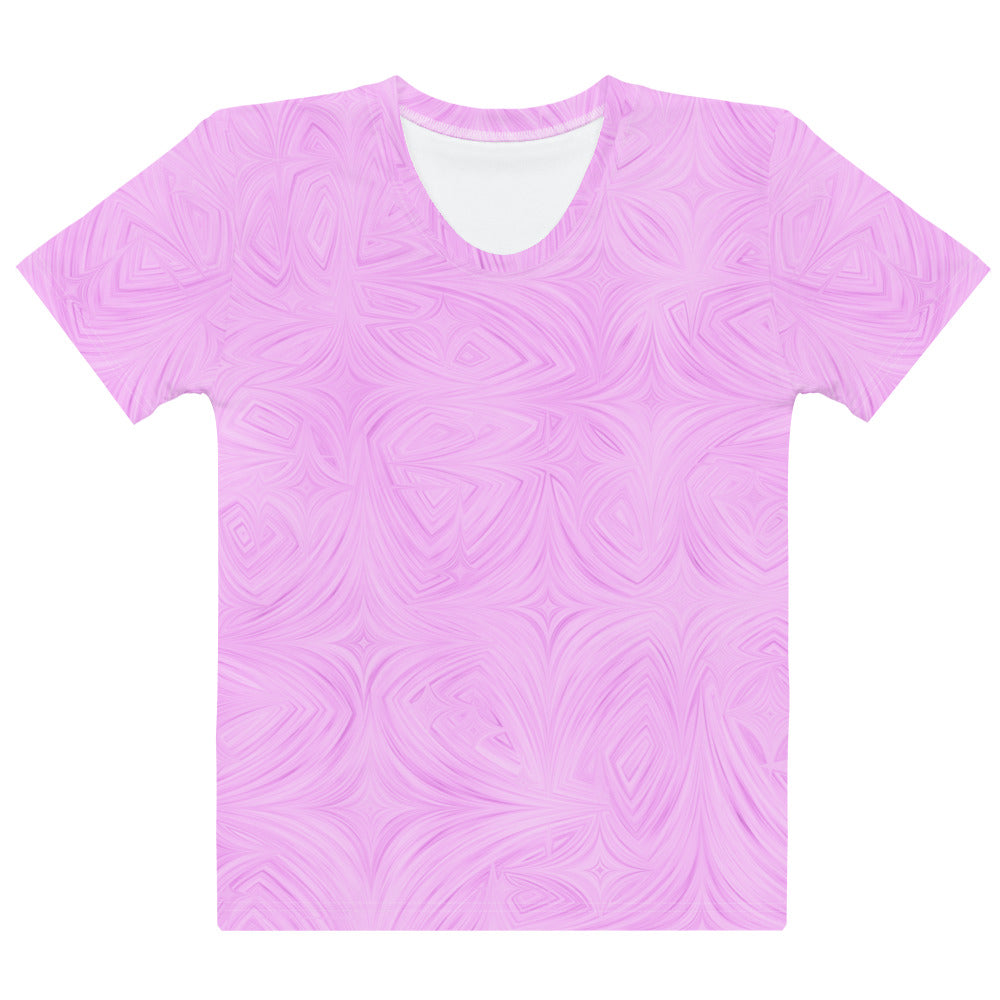 Women's T-Shirt Pink Tie-Dye