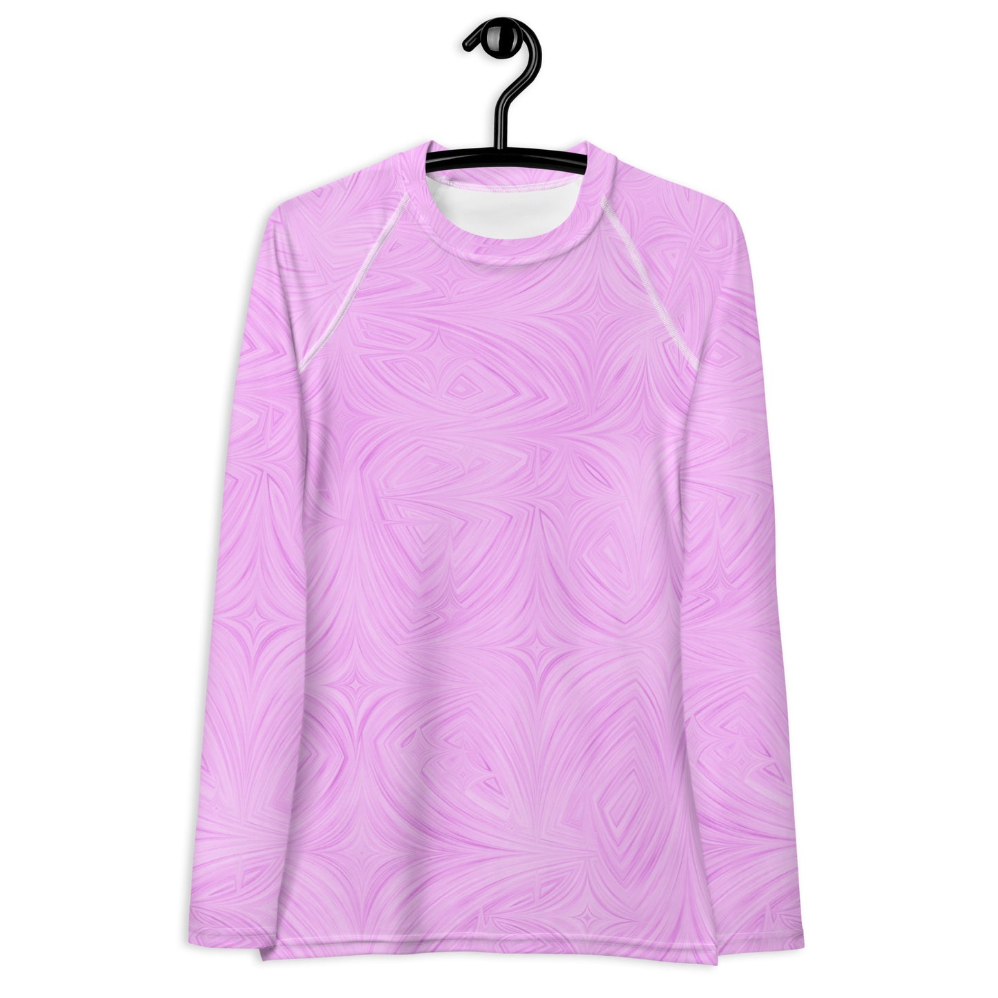 Women's Rash Guard Pink Tie-Dye