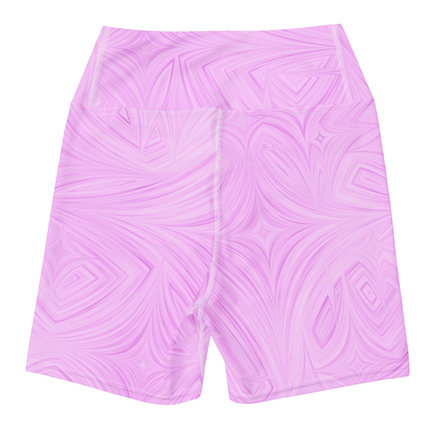 Yoga Shorts Pink Tie-Dye