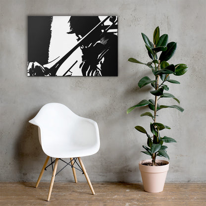 Trombone Canvas Print 24" x 36"