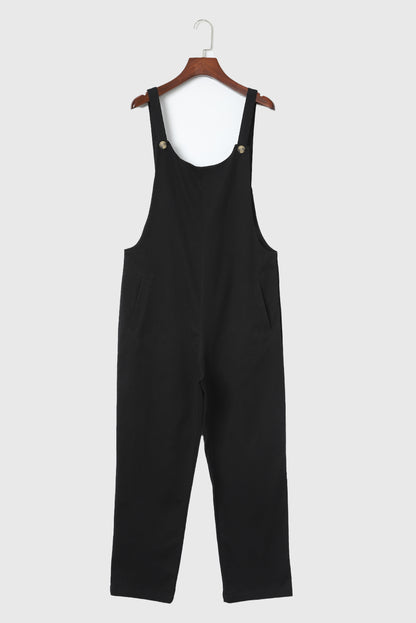 Pocketed Wide Strap Overall