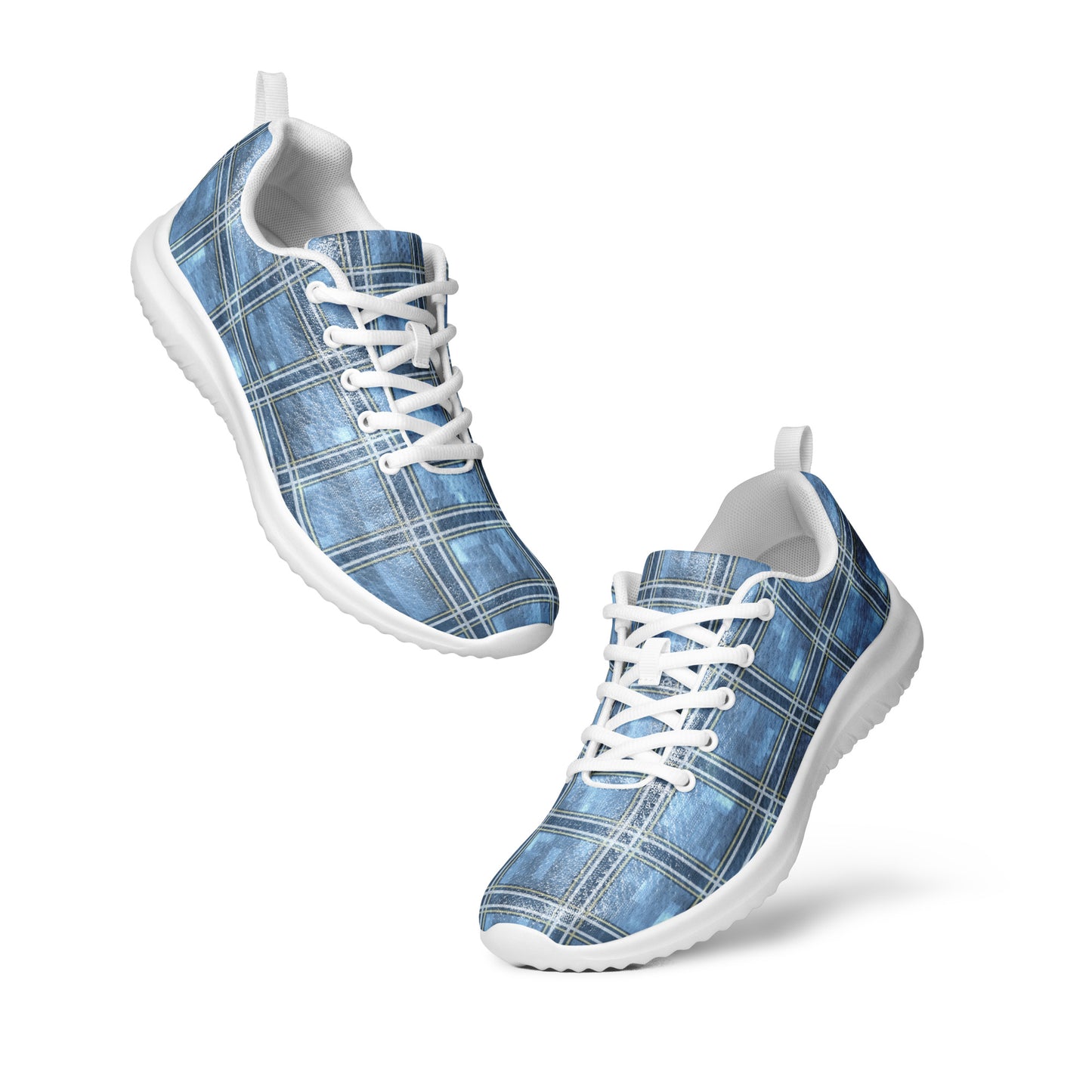 Men’s Athletic Shoes Windward Blue Plaid