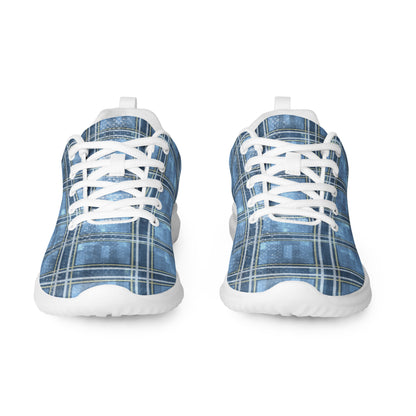 Men’s Athletic Shoes Windward Blue Plaid