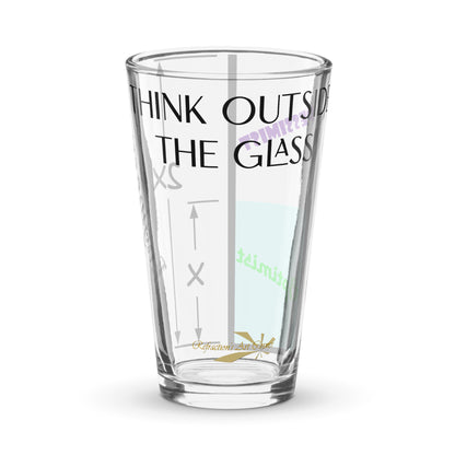 Shaker Pint Glass Think Outside The Glass