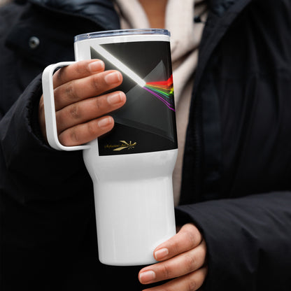 Travel Mug with Handle Artistic Refraction