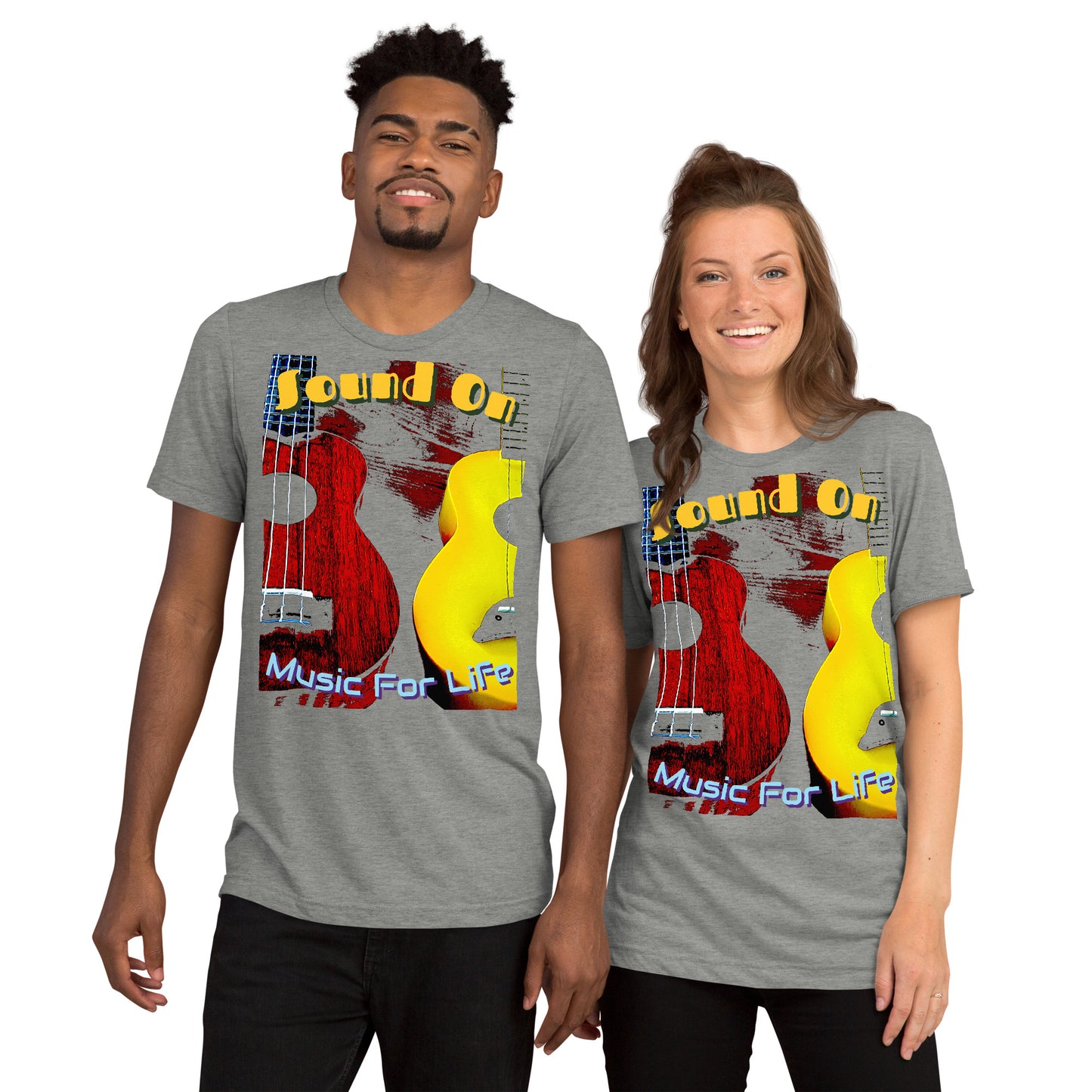 Unisex Tri-Blend T-Shirt Music Graphic