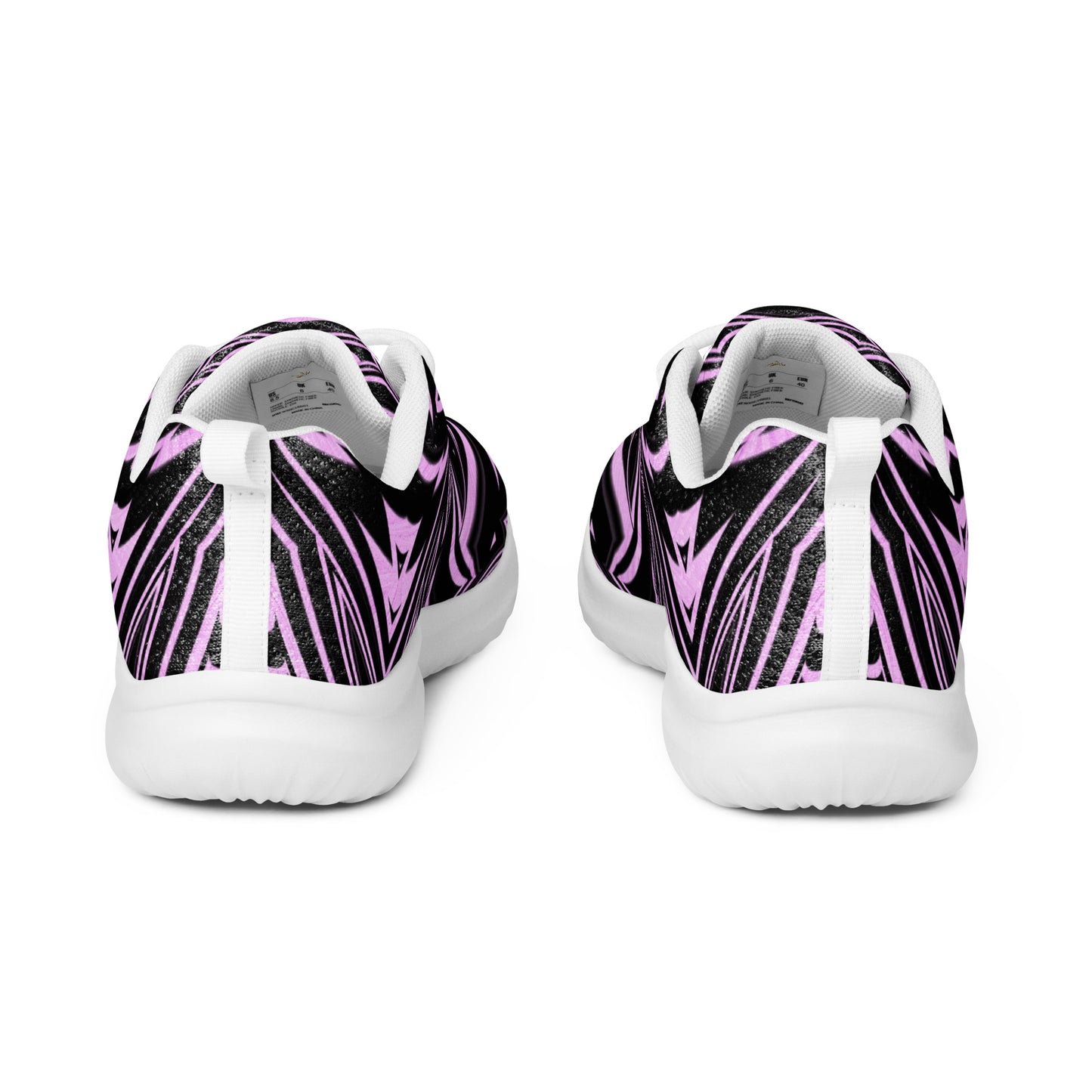 Women’s Athletic Shoes Abstract Geometric Pink