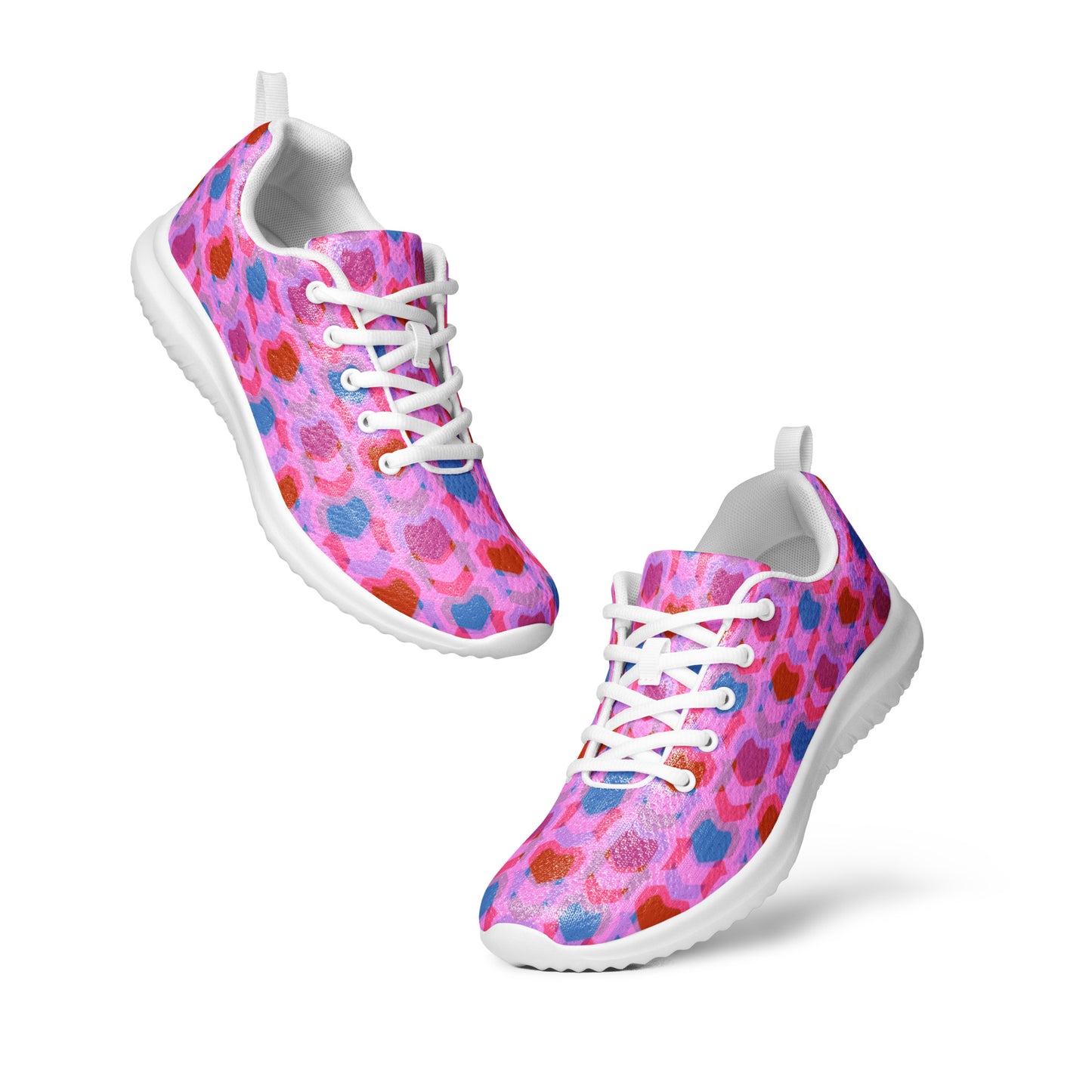 Women’s Athletic Shoes Heart Print