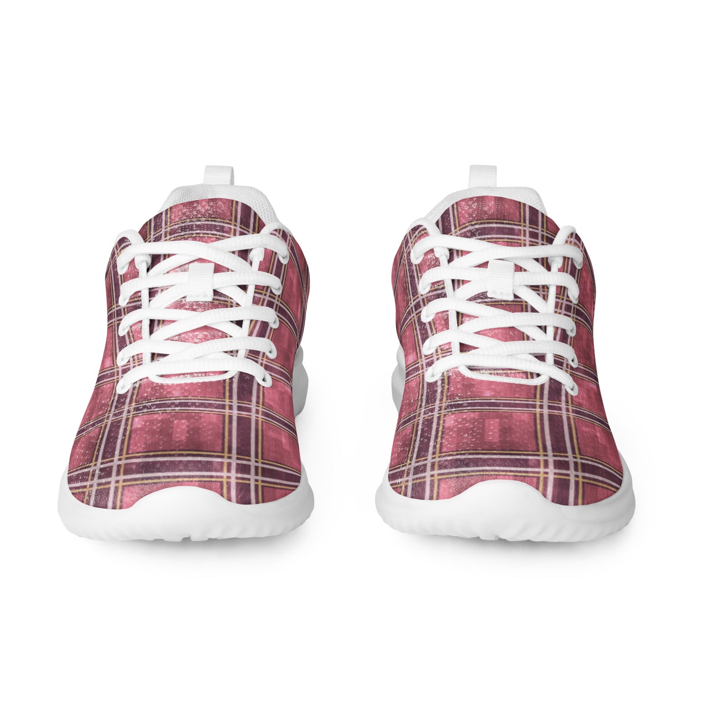 Women’s Athletic Shoes Sakura Pink Plaid