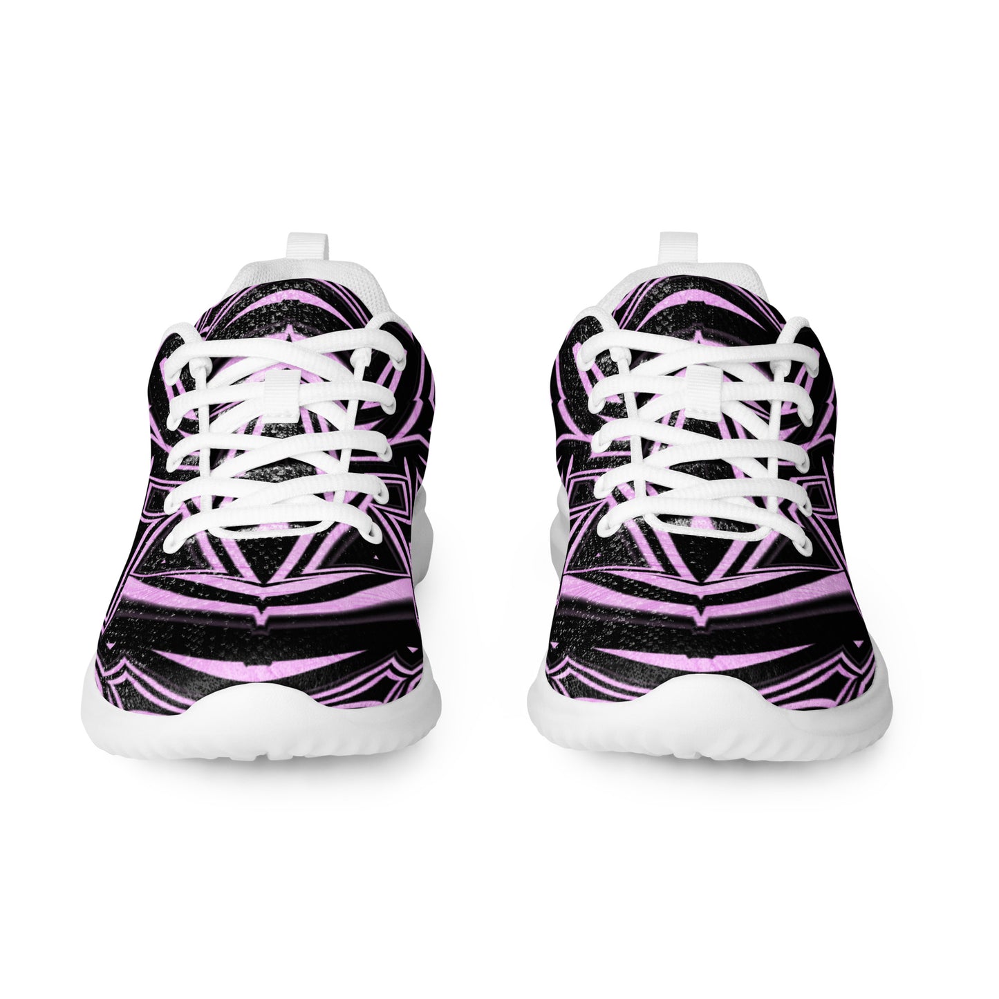 Women’s Athletic Shoes Abstract Geometric Pink